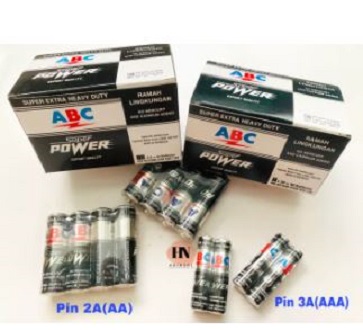 5 Lốc Pin AAA (3A) ABC Super Power 1.5V- Hàng nhập, Siêu bền