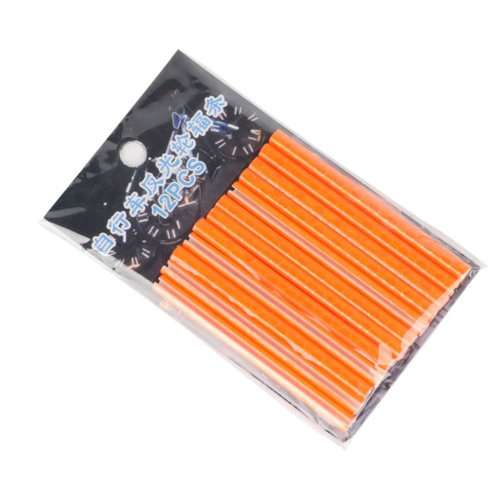 SIMPL Trang trí bánh xe đạp 7.5cm Nhãn Dán bảo mật Đèn khúc xạ Ống nhãn dán cảnh báo Miếng dán bánh xe Nan hoa bánh xe đạp Miếng dán phản quang xe đạp Ống nhãn dán phản quang Nan hoa bánh xe đạp