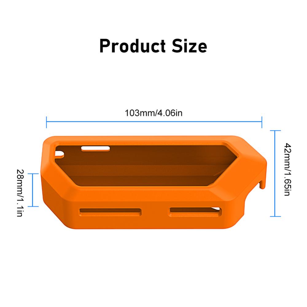 Silicone Case Anti-Drop Shockproof Game Housing Anti Scratch Game Console Protective Cover Portable for Flipper Zero