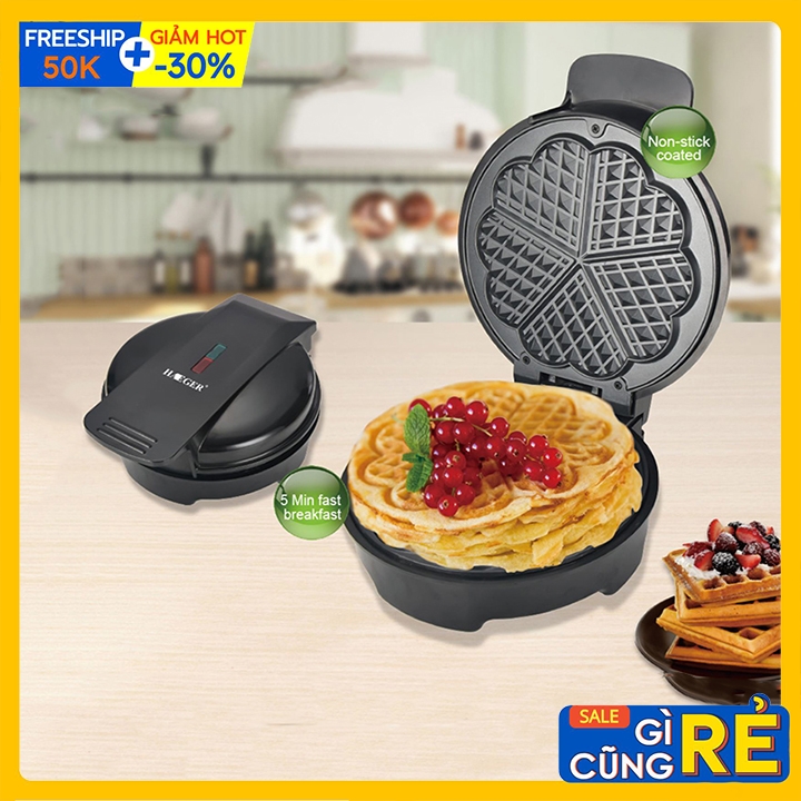 Máy làm bánh bông lan, bánh Waffle HAEGER