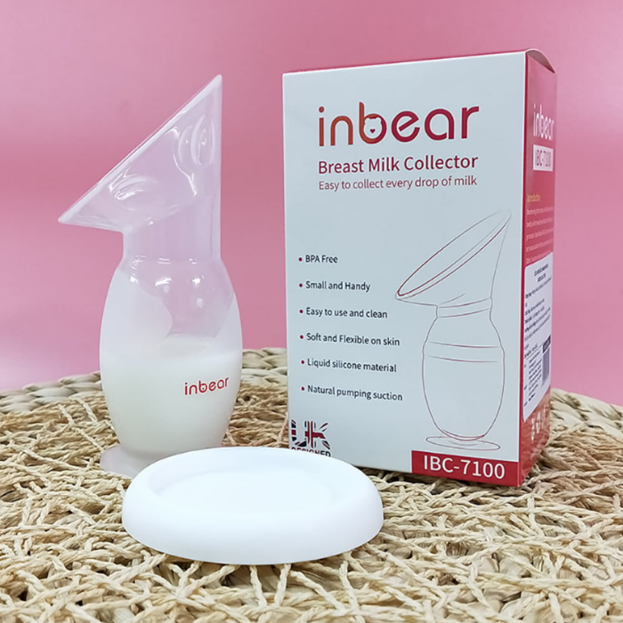 Cốc Hứng Sữa Silicone Cao Cấp Inbear Nature