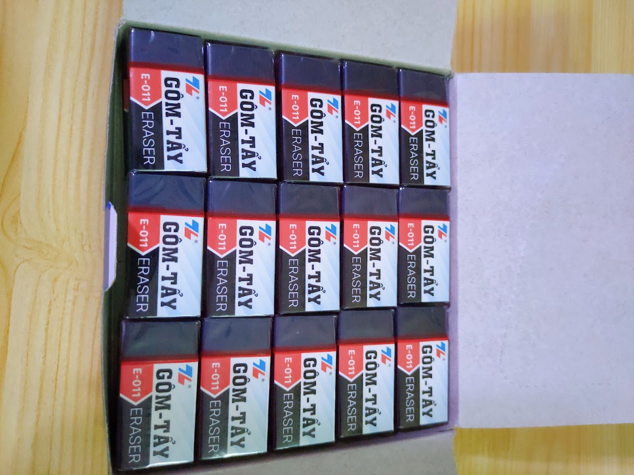 cục Gôm Đen Thiên Long E011 tẩy mực bút chì ( 1 cục )