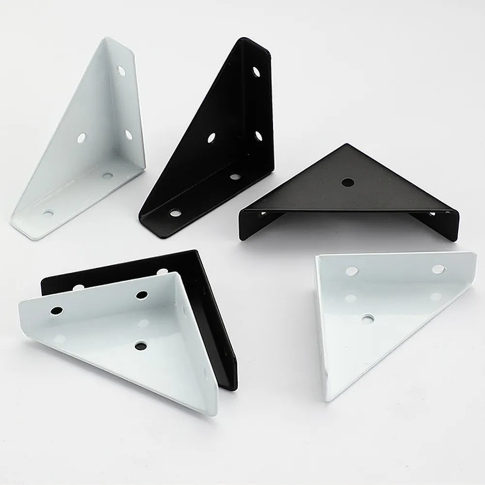 Angle Corner Brackets Fasteners Heavy Protector Right Triangular Angle Corner Stand Supporting Cabinet Furniture Hardware