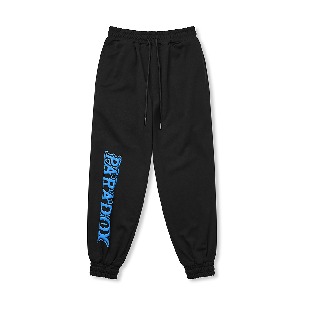 Quần jogger paradox vertical embossing jogger pants - đen