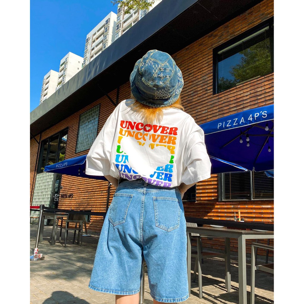 Áo thun Tee UNCOVER SICI V3 Áo phông Nam Nữ tay lỡ Full tag Unisex phong cách Ulzzang-Gin Store 02