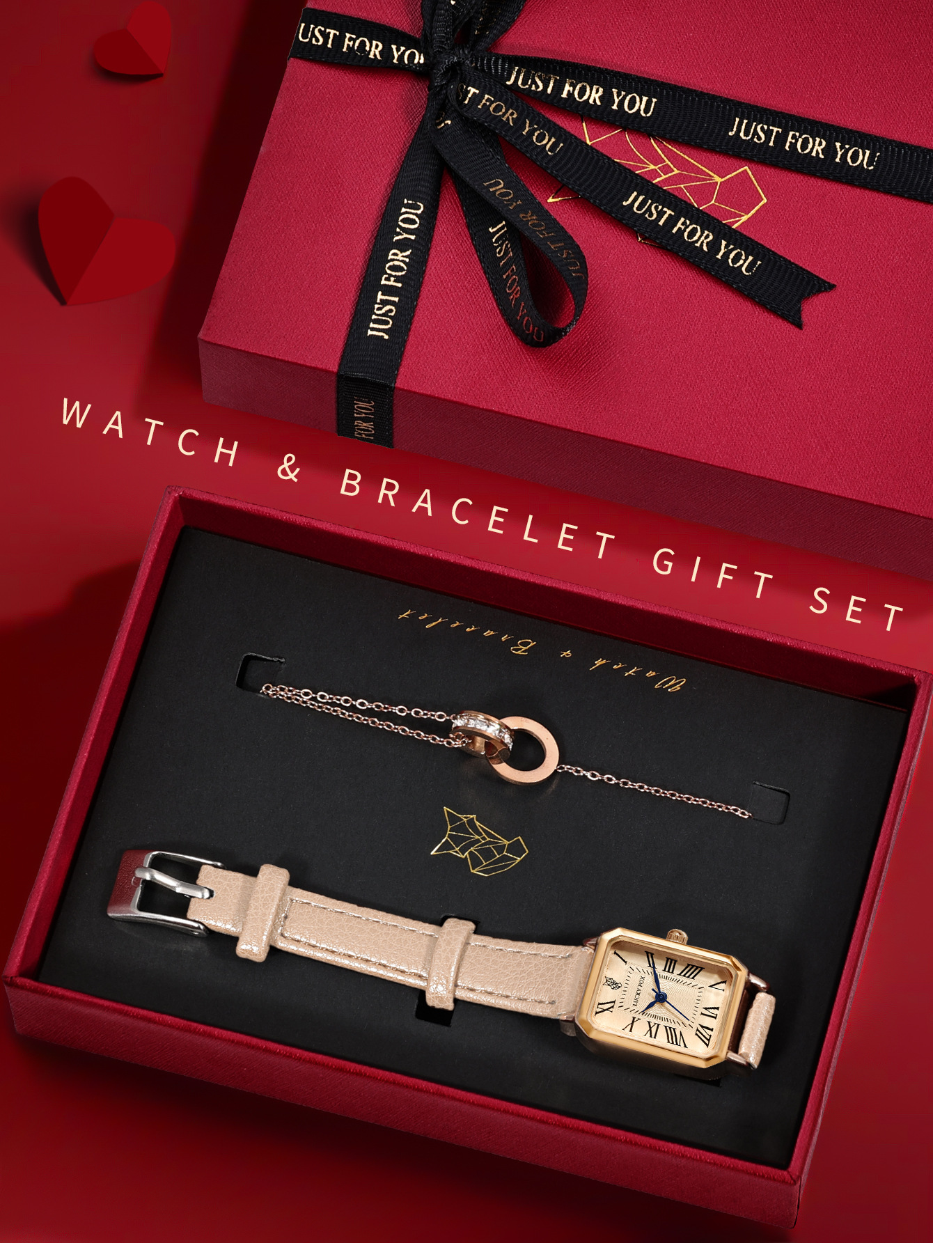 LUCKYFOX%20Watch%20with%20Chain%20-%20Minimalist%20Retro%20Gift%20Box%20Including%20Greeting%20Card,%20Perfect%20for%20Qixi%20Festival%20Gift%20-%20Image%204