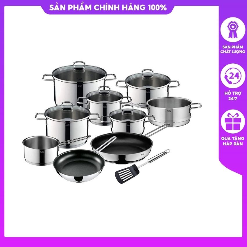 Bộ nồi Silit Alicante 10 món [HÀNG ĐỨC]