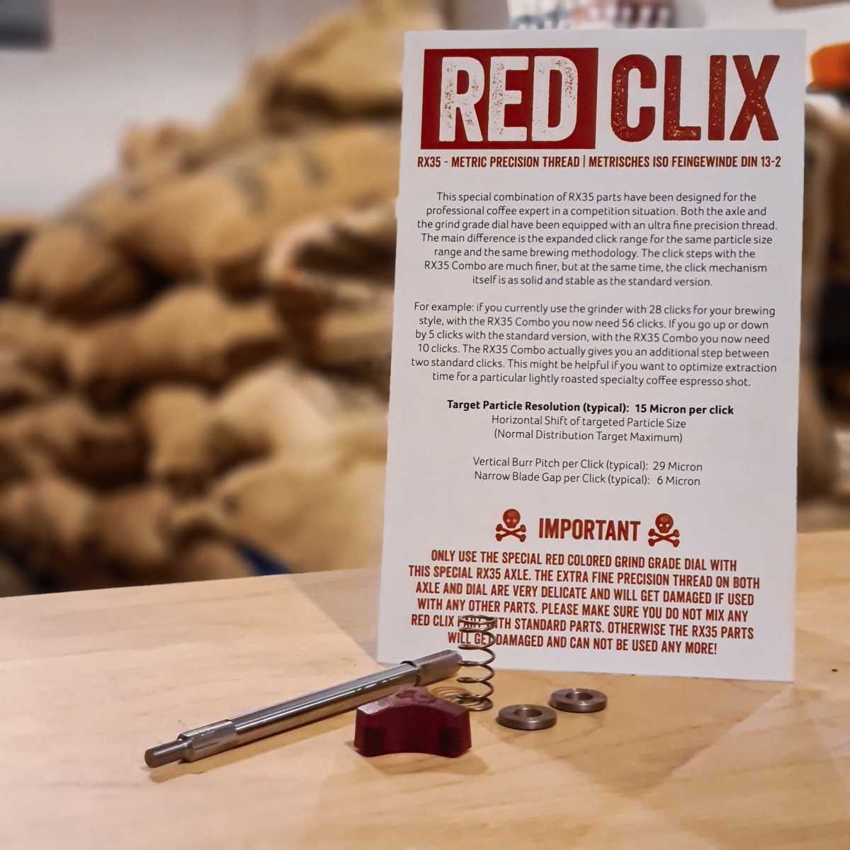 Comandante Red Clix RX35 Metric Precision Thread | Lazada Singapore