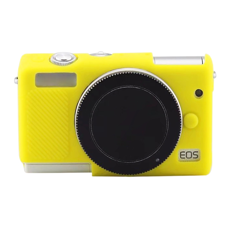 Soft Silicone Protective Case for Canon EOS M200 (Yellow)(PULUZ Official store)
