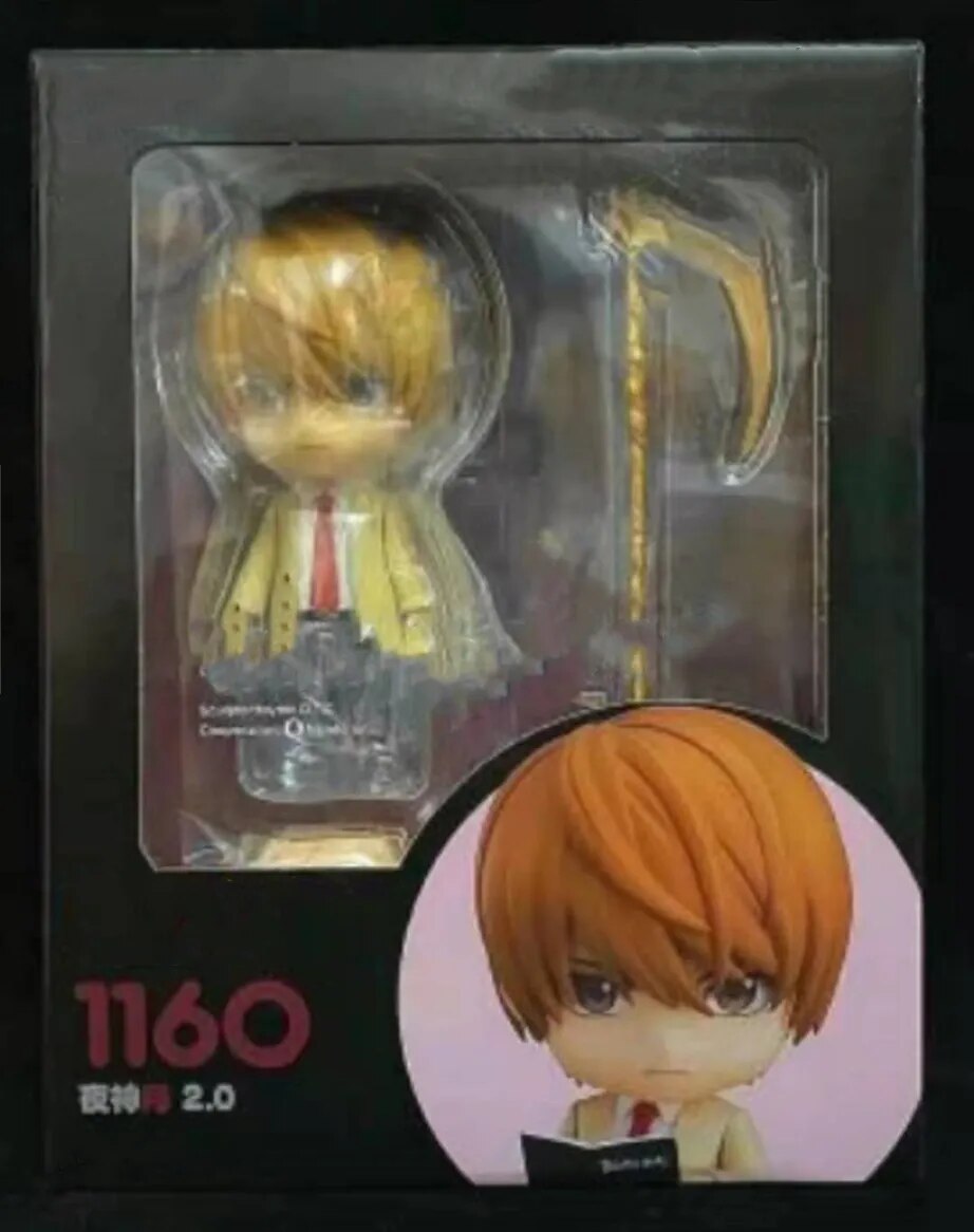 Toystoreshop 10CM Death Note L 1160# Yagami Light Death Note 1200# action figure PVC toys collection anime cartoon model toys collectible