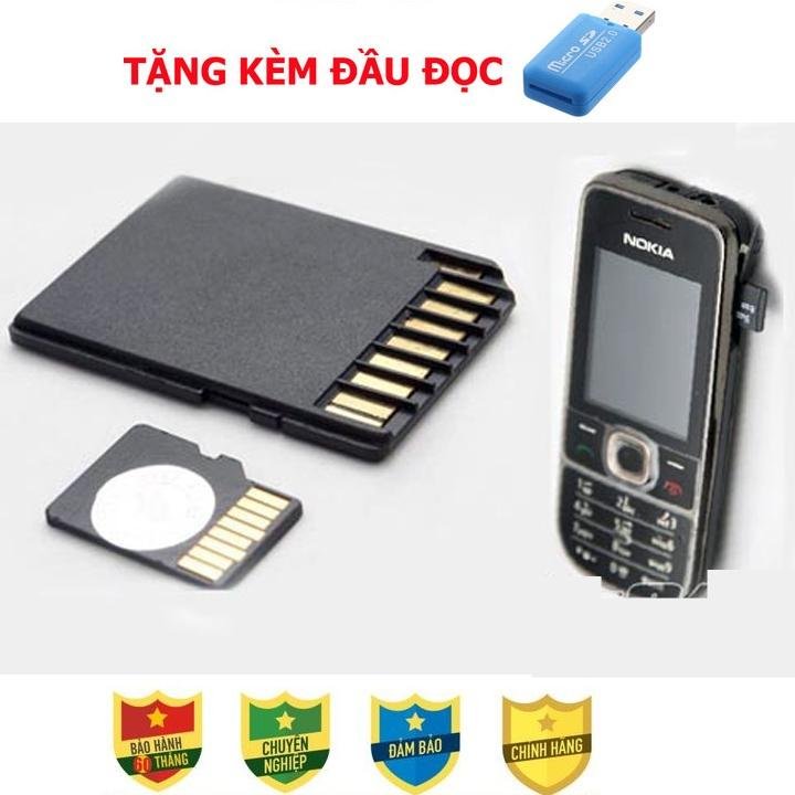 Thẻ nhớ MicroSD 8GB - Dùng cho điện thoại, Camera, loa , đài...