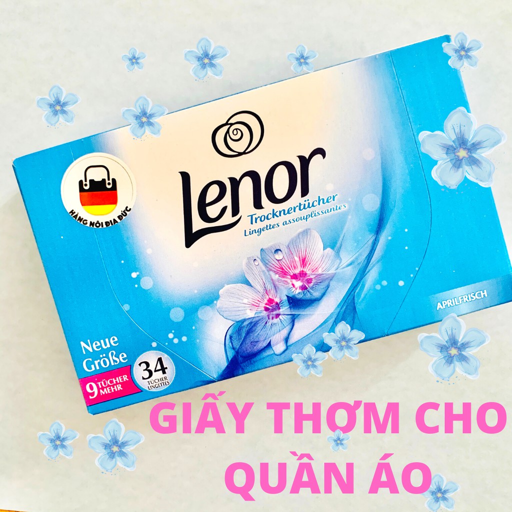 Giấy thơm quần áo Lenor nội điạ Đức