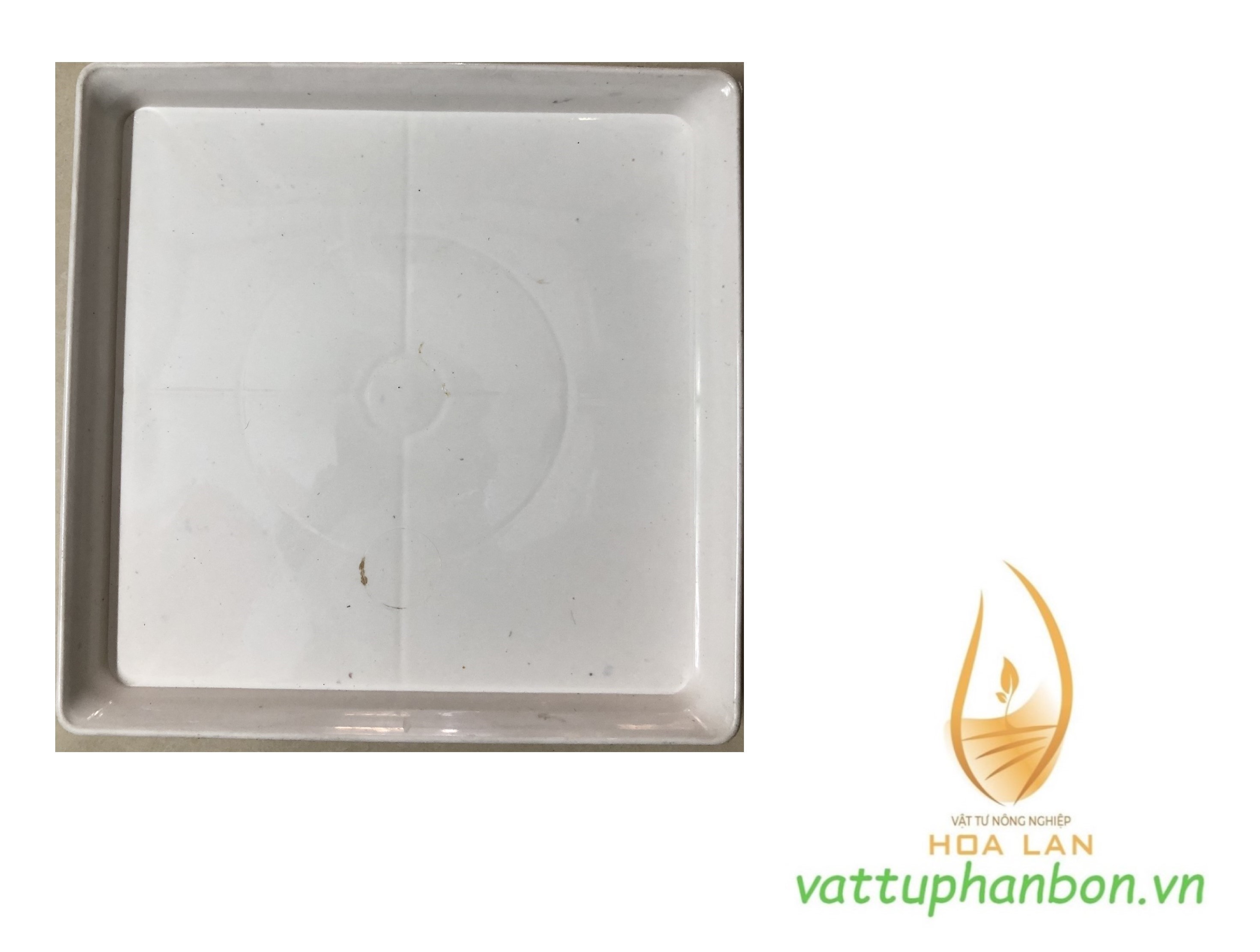 Đĩa lót chậu vuông 20cm - #064C#