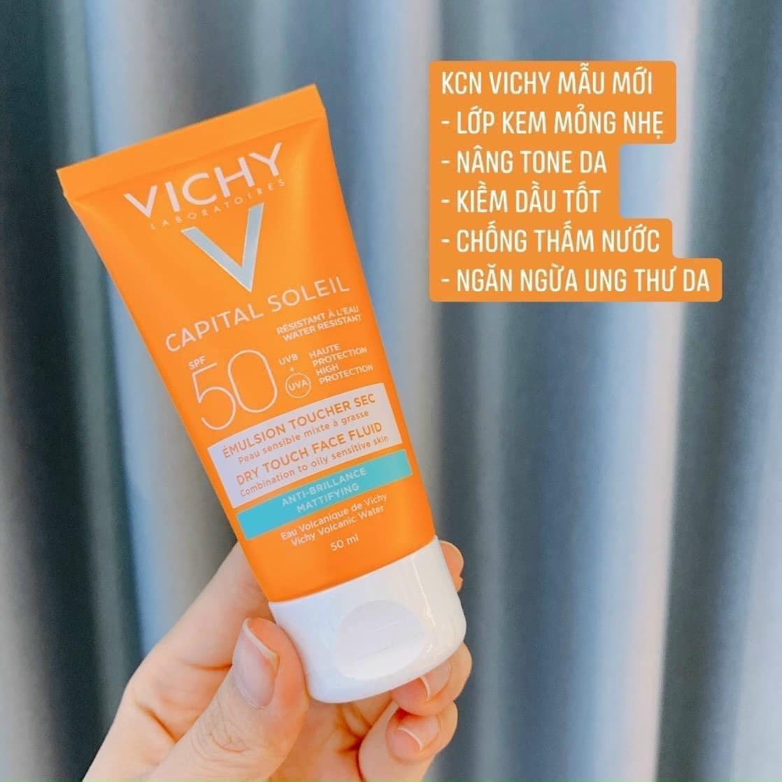 - hàng xách tay pháp - kem chống nắng vichy ideal soleil spf 50 mẫu mới – 50ml