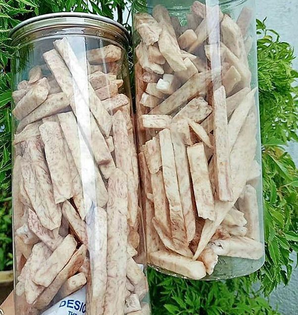 300 Gr khoai môn sấy giòn - lon pet