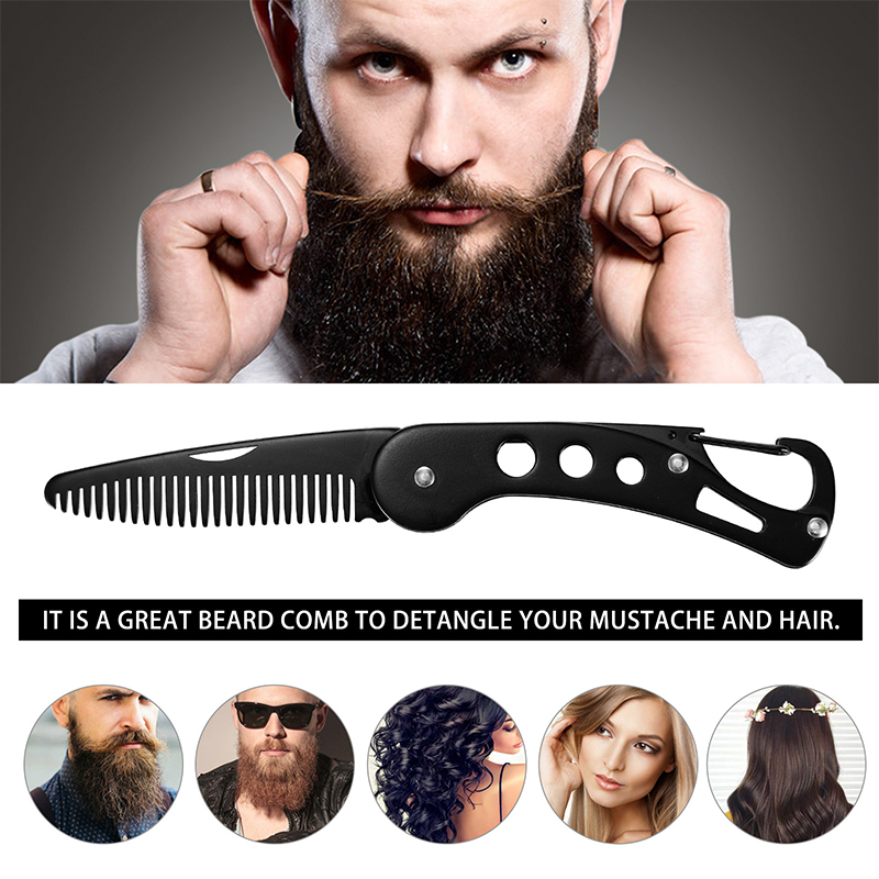 How to comb outlet a beard straight