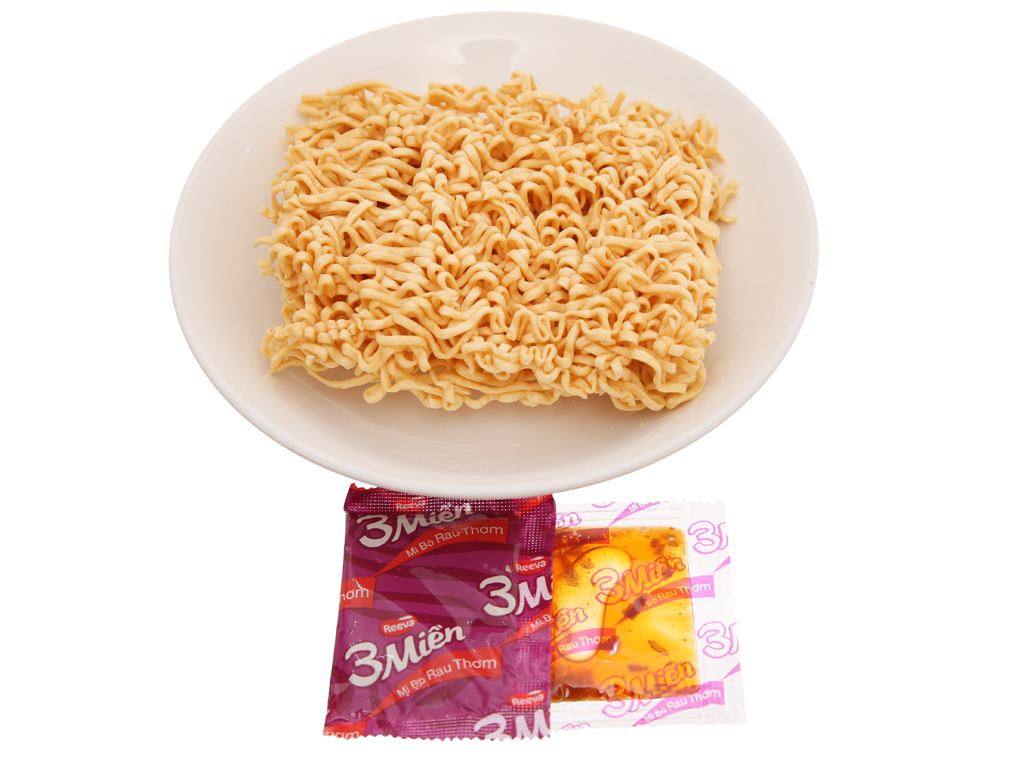Mì 3 Miền Bò Rau Thơm Gói 60g