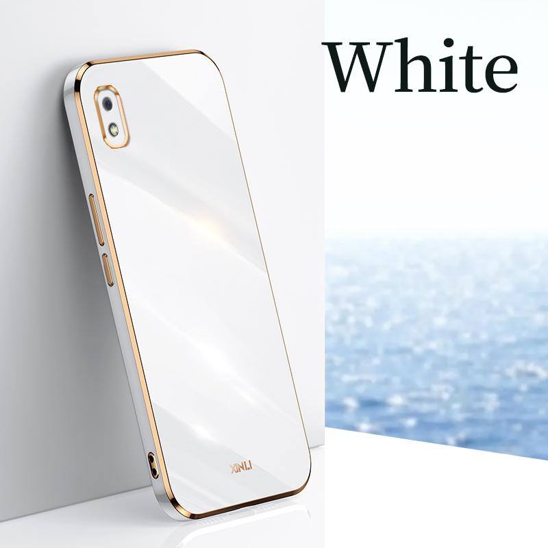 YBD Plating phone Case For Samsung Galaxy A10 M10 Casing Precise Camera Protection cases Luxury Straight Edge Cover