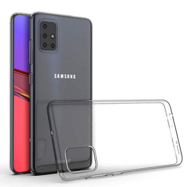 Ốp lưng silicon Samsung Galaxy A51 dẻo trong suốt"