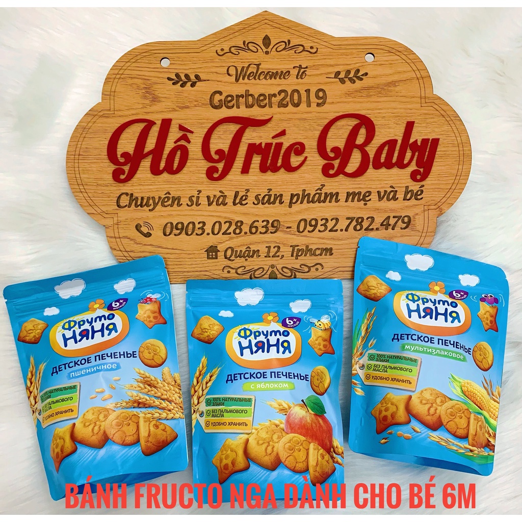 Bánh quy ăn dặm Fructo