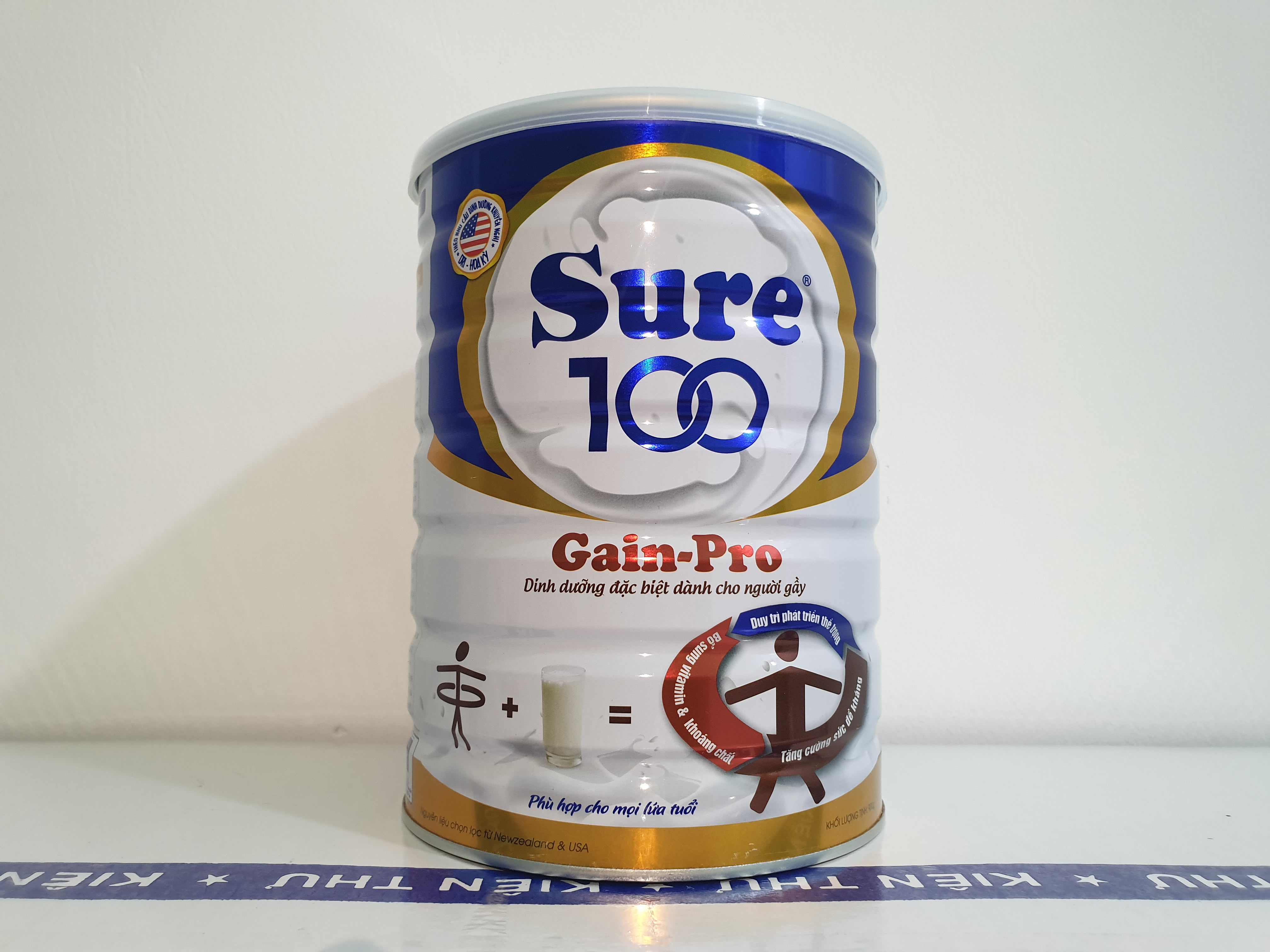 [HCM]Sữa Hỗ Trợ Tăng Cân Sure 100 Gain Pro 900g