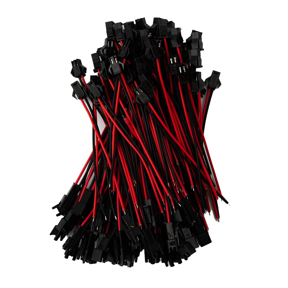 Comforhome PVC Connector Plug Terminal 120pcs Wire 2Pin 60pairs Copper Electrical