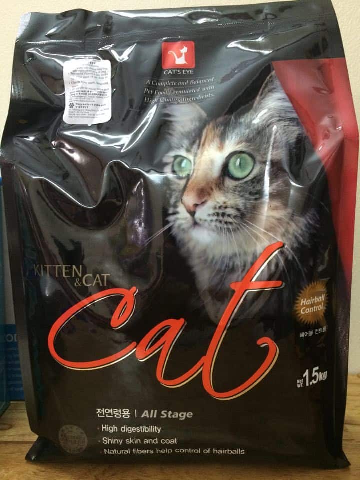 Thức ăn cho mèo Cat eye - Tiêu búi lông, mượt lông (túi chiết)
