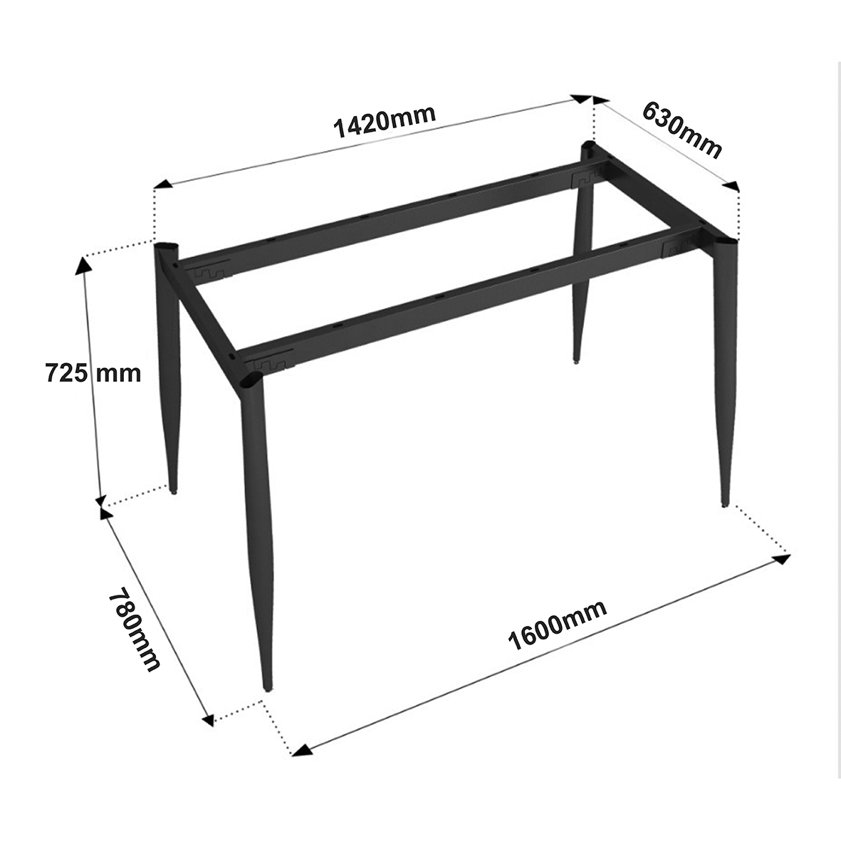 Bộ chân bàn sắt Louis VI-16