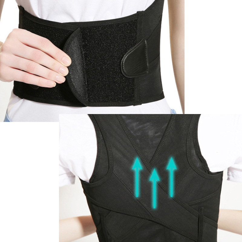 Aweisuan Hot Sale Back Posture Corrector Therapy Corset Spine Support Belt Lumbar Back Posture Correction Bandage For Men Women. 