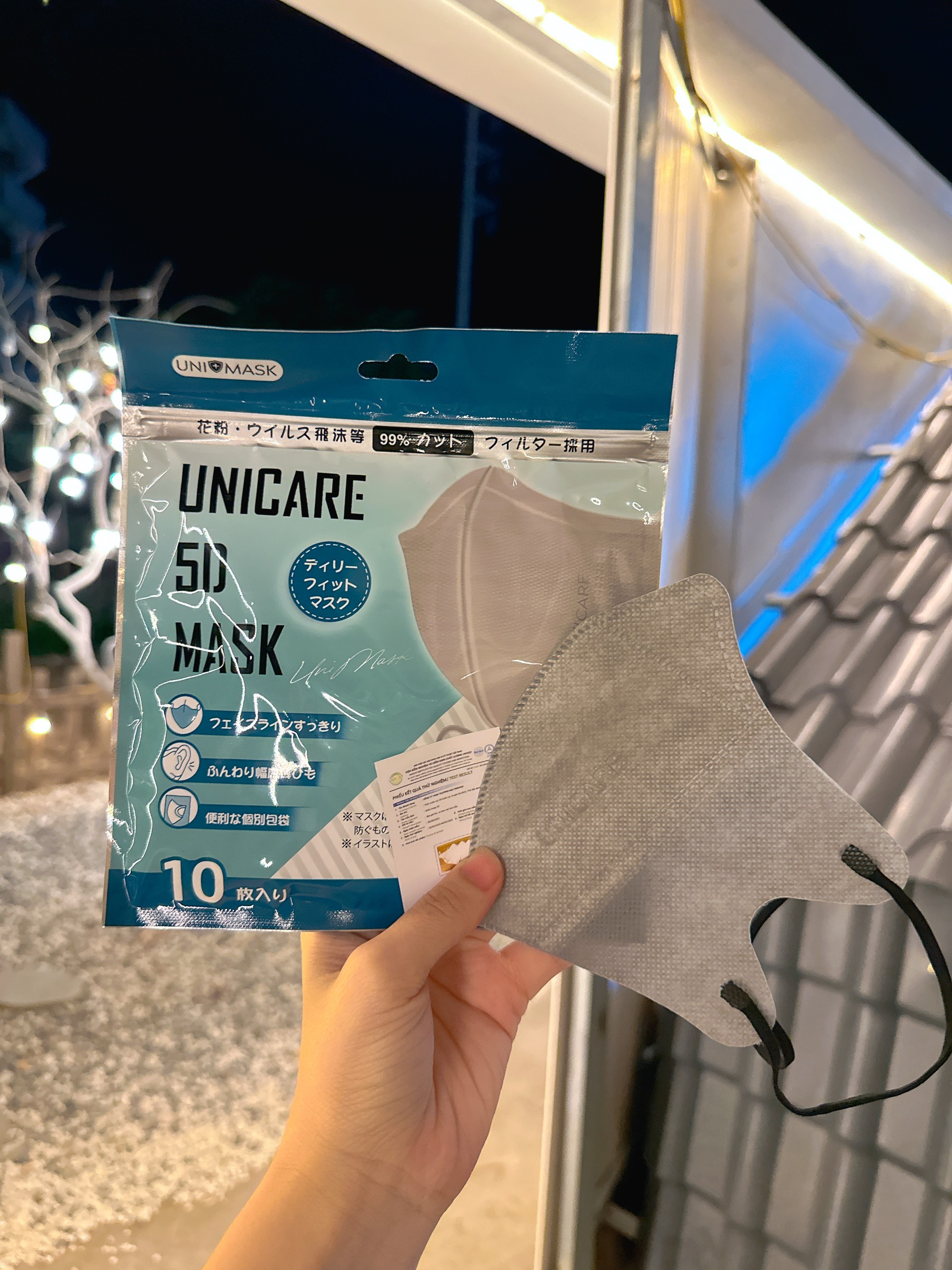 Khẩu trang 5D Unimask Chính hãng thời trang