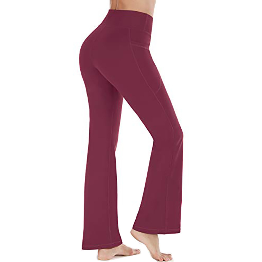 FEELCOOLSPORT Yoga Pants for Women with Pockets High Waisted Workout