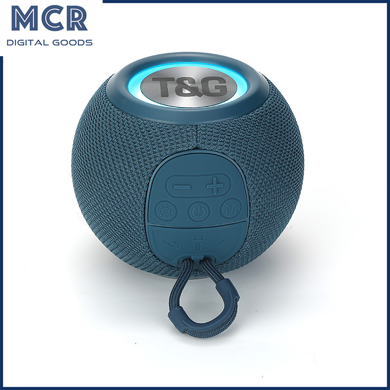 TG337 Wireless Speaker Portable Speaker Powerful Sound 57MM Horn Driver Speaker With Color Lights Micro SD USB AUX Player For Home Kitchen Outdoor Travelling