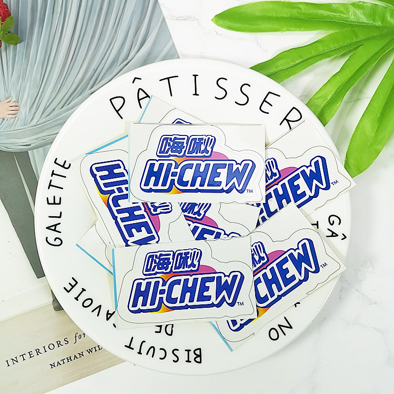 Snacks Hi Choo M Bean Popcorn Beer Cheese Logo Slime Packing Set Label Sticker