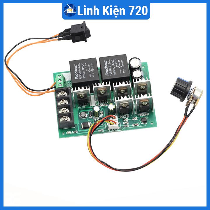 Module điều khiển tốc độ và đảo chiều động cơ 12V 36V 40A 2000W