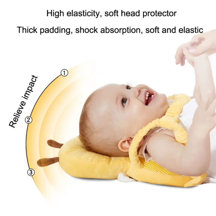 SG Seller with Ready Stock] Baby Head Protection Pillow Cartoon Infant Anti-fall  Pillow Soft PP Cotton Toddler Children Protective Cushion Baby Safe Care |  Lazada Singapore