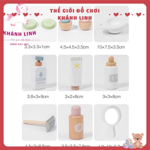 Đồ chơi Makeup NUNUKIDS bằng gỗ cho bé