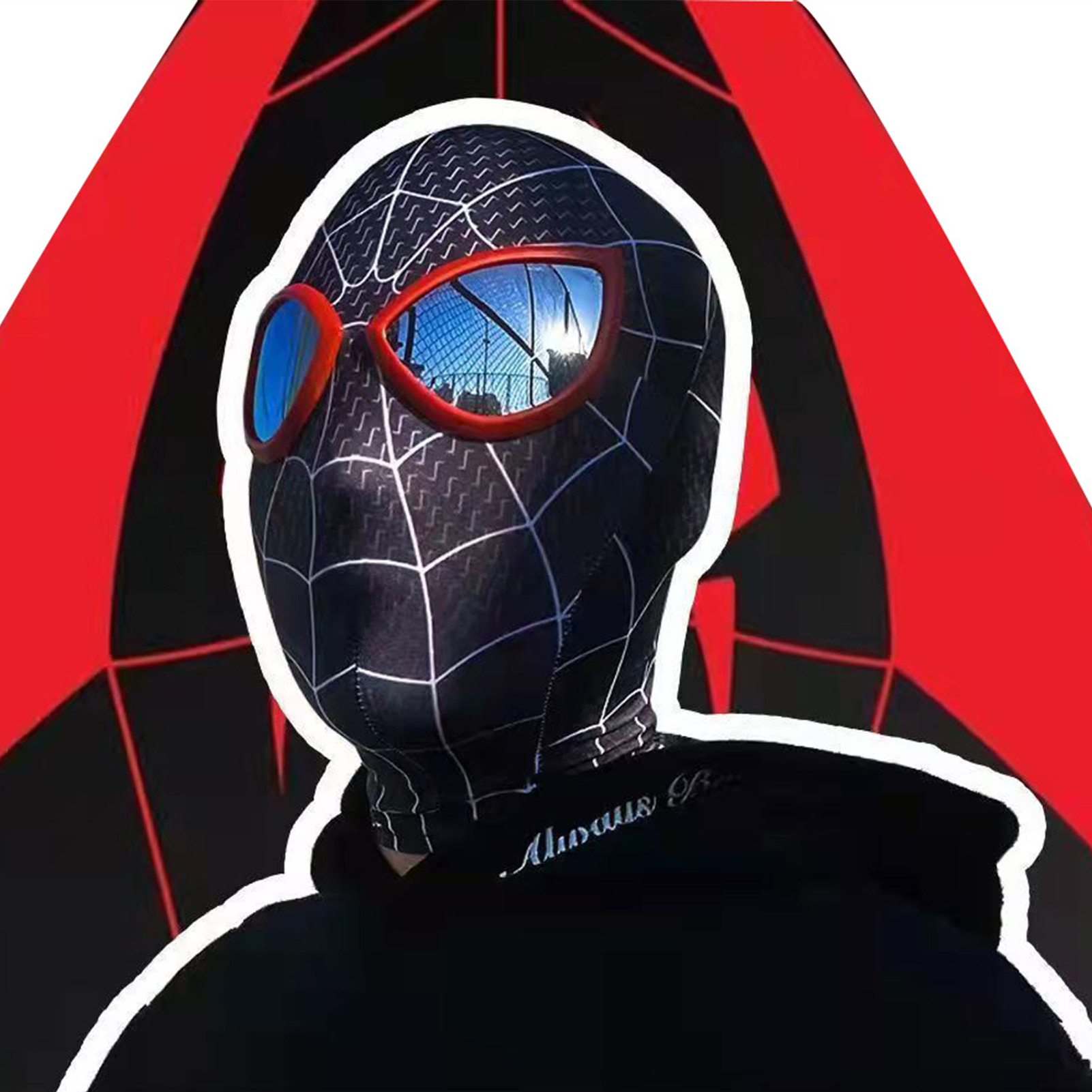 Bernice Spiderman Cosplay Masks Cosplay Accessories Miles Morales Mask Headwear for Halloween Carnival Party