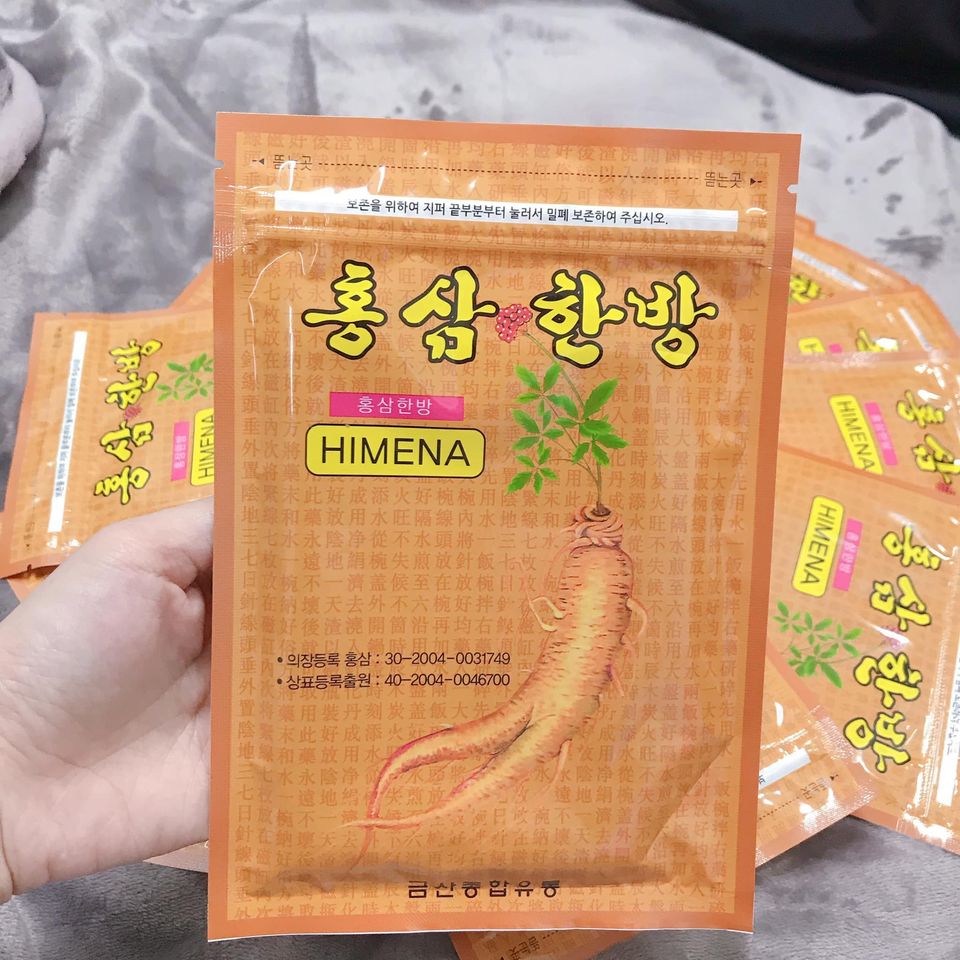 Cao Dán Hồng Sâm Hàn Quốc Bịch 20 Miếng