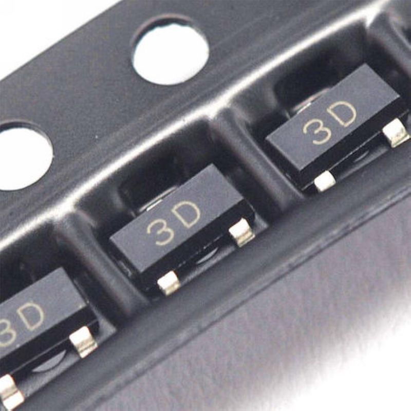 50pcs mmbta44 3d 0.2a/400v npn sot-23 smd transistor