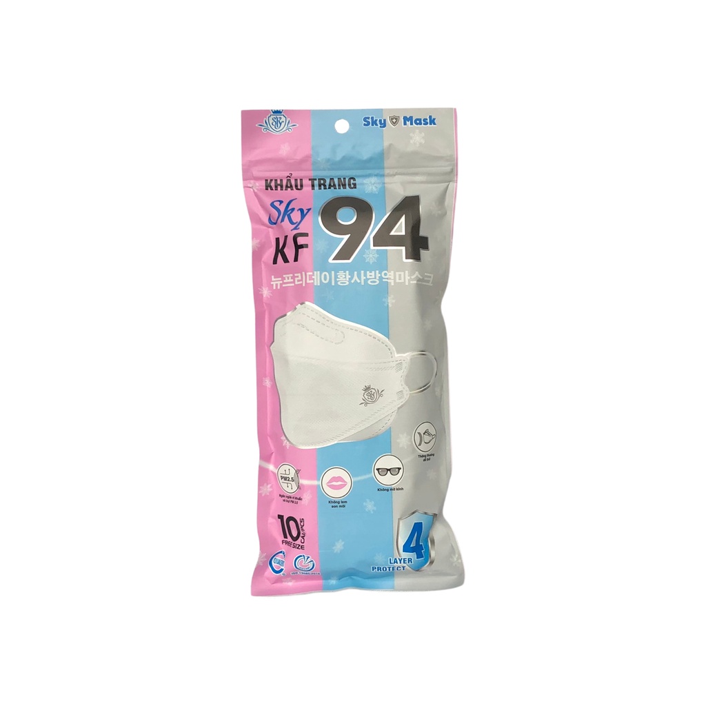 Khẩu trang Sky mask KF94 thùng 30gói/300