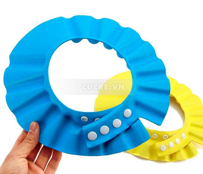 Mũ tắm chắn nước cho bé có bịt tai