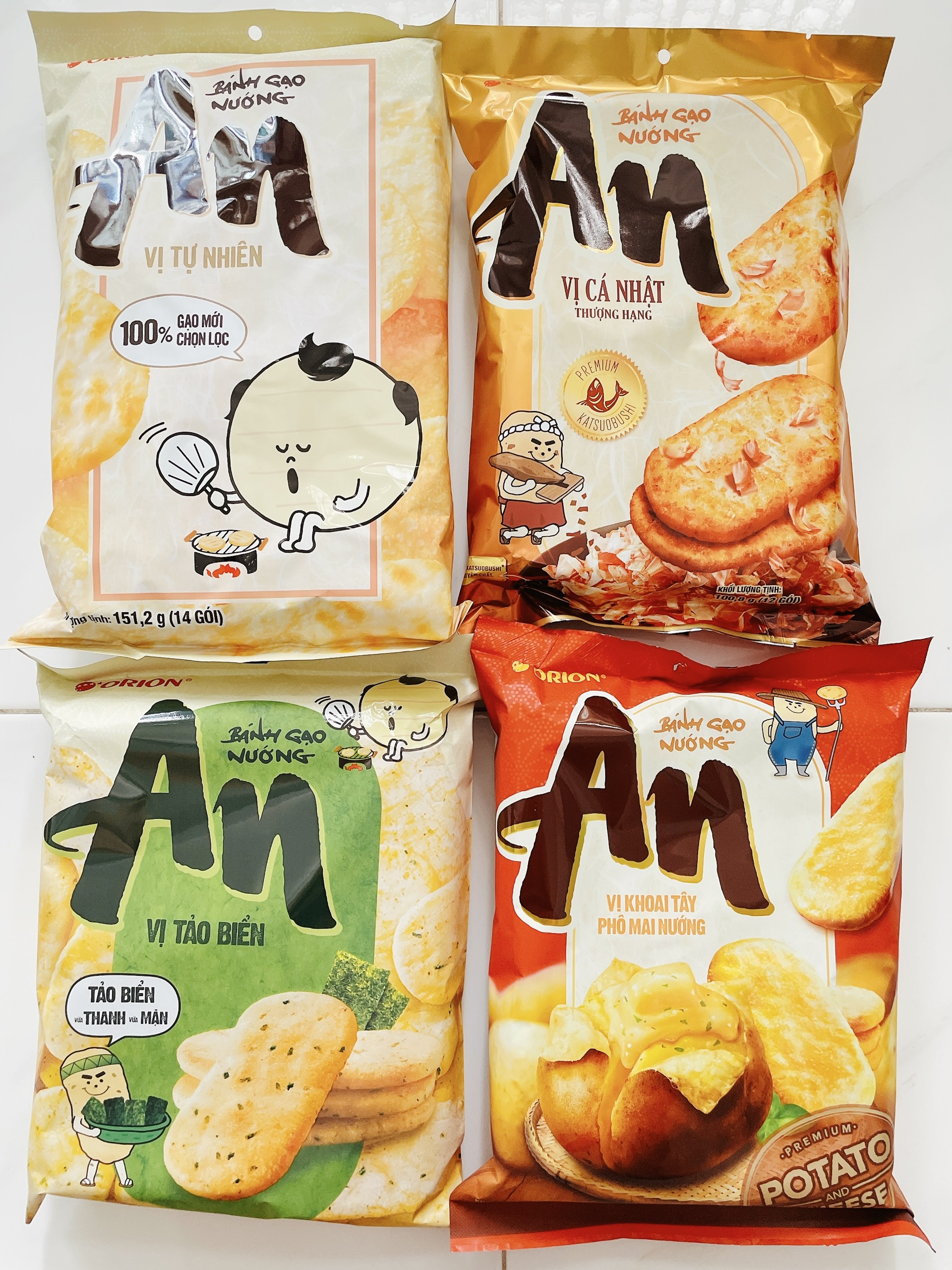 Bánh gạo nướng Orion An (các vị)