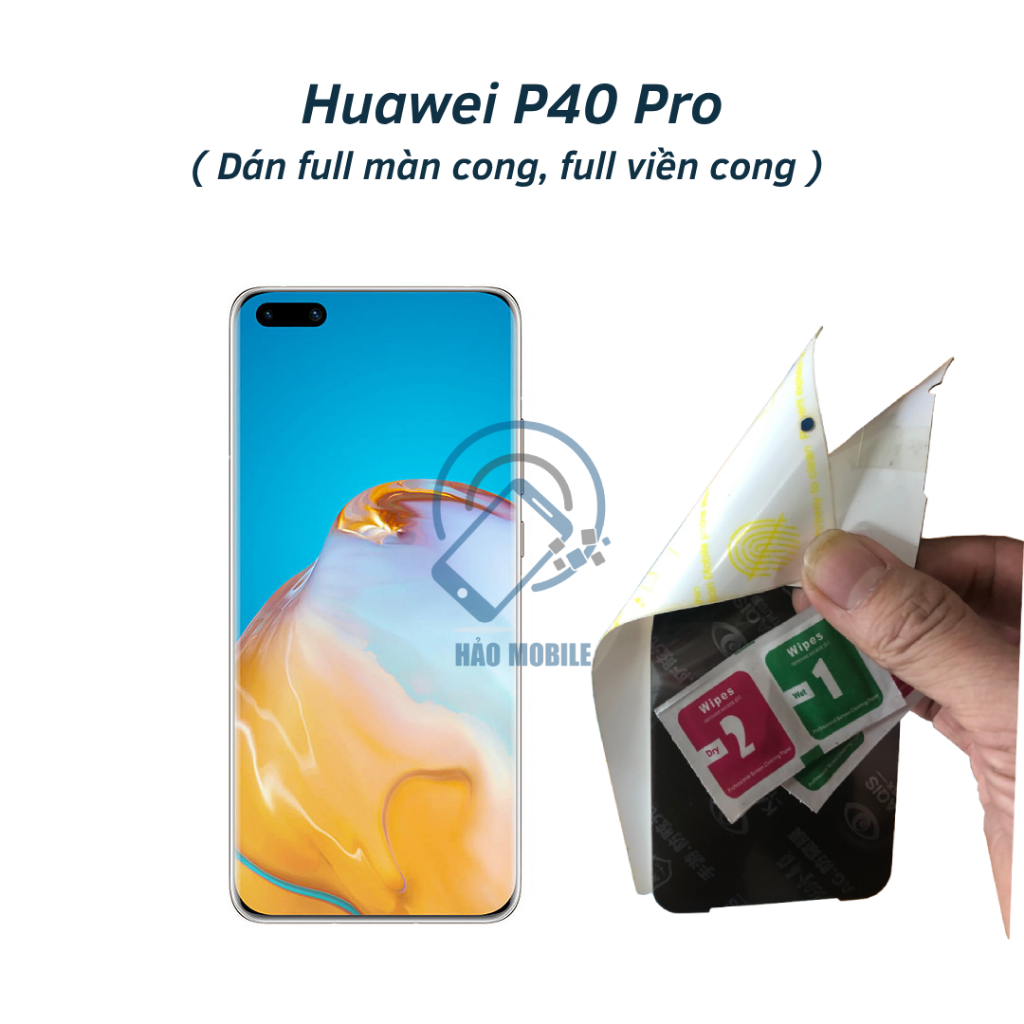 Dán ppf cho huawei p40 pro dán full màn cong