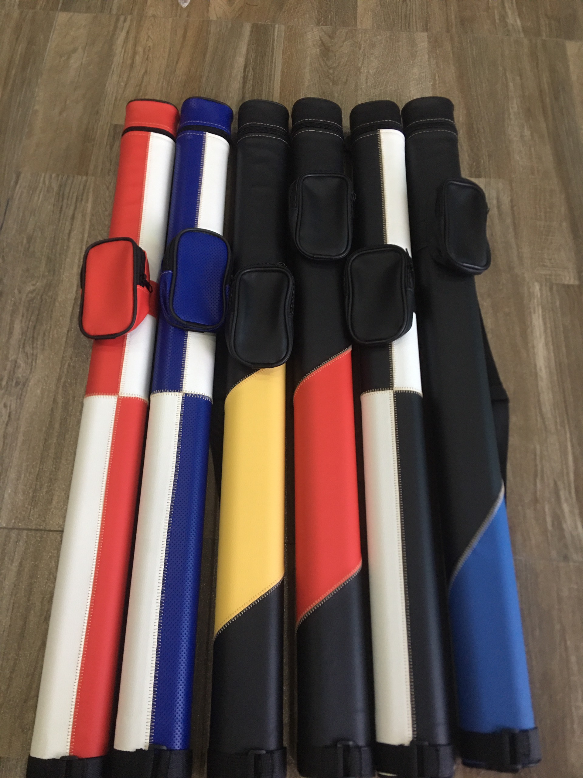 Bao cơ bida 2 ống (1x1) color trắng đỏ 189k/c