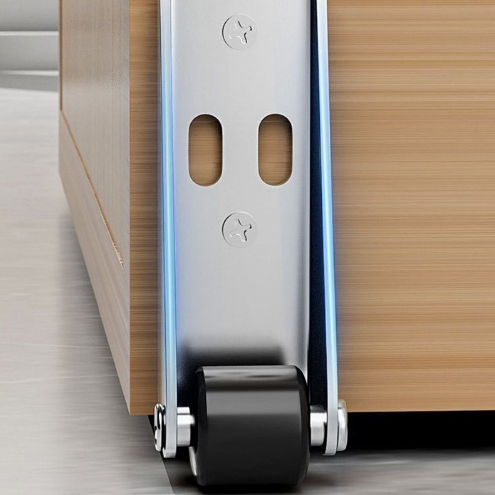 【HOT】 Durable Silent Caster Household Moving Tool Door Support Moving Wheel Side Mounted Directional Roller for 1/2Pcs.