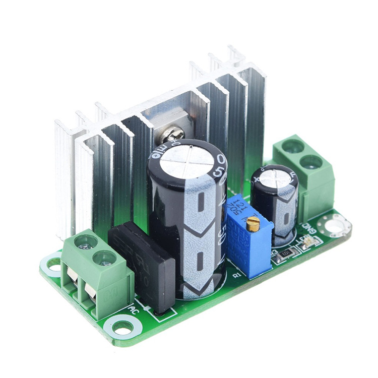 LM317 Adjustable Voltage Stabilizer Power Board Adjustable Power Module ...