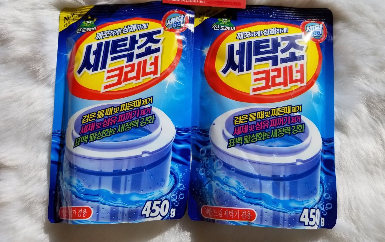 [HCM]Bột tẩy lồng máy giặt Hàn Quốc