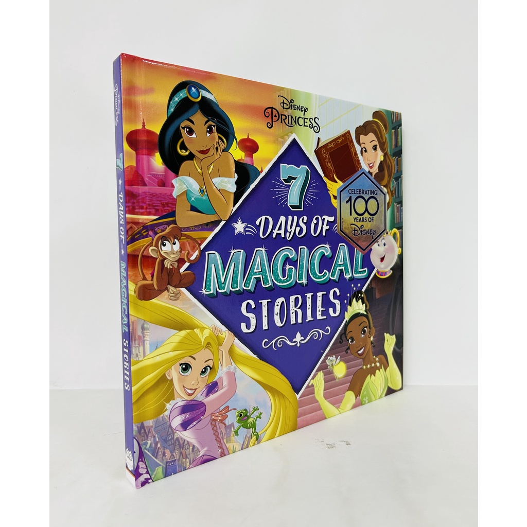 Disney Princess 7 Days of Story Book Collection For Kids (142 Pgs