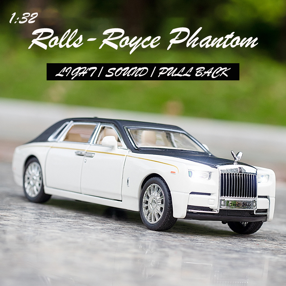 1 32 Rolls-Royce Phantom Chezhi Xe Đúc Đồ Chơi Mô Hình Hợp Kim Kẽm Xe Ô Tô