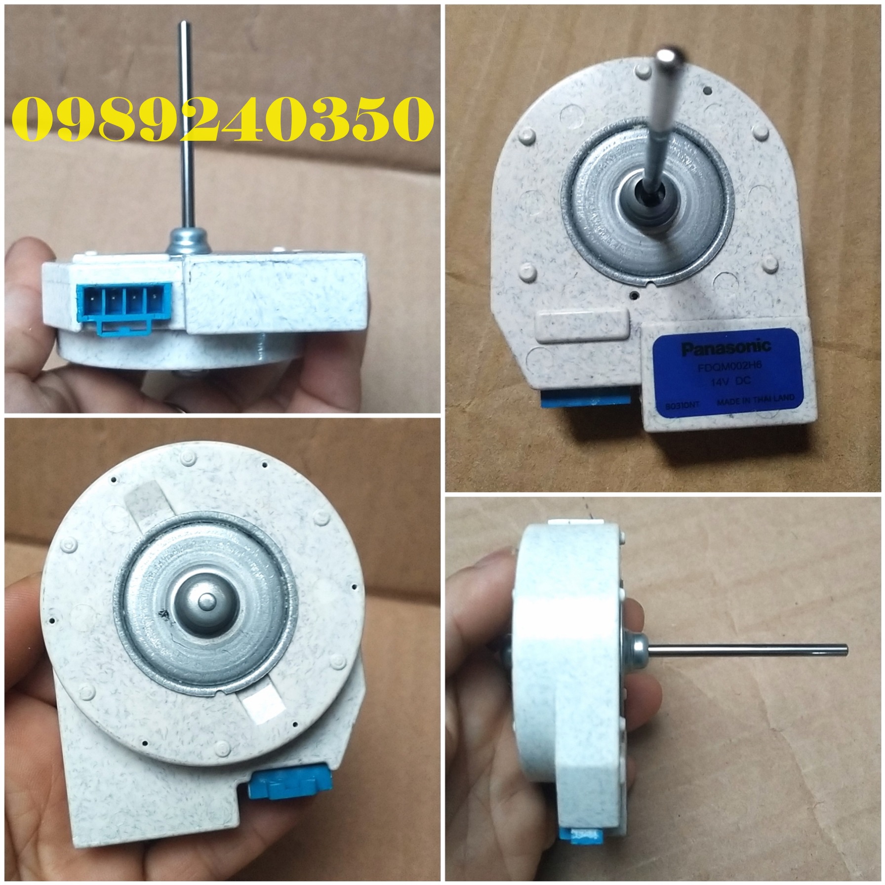 Quạt sứ tủ lạnh hitachi 14v mới chính hãng